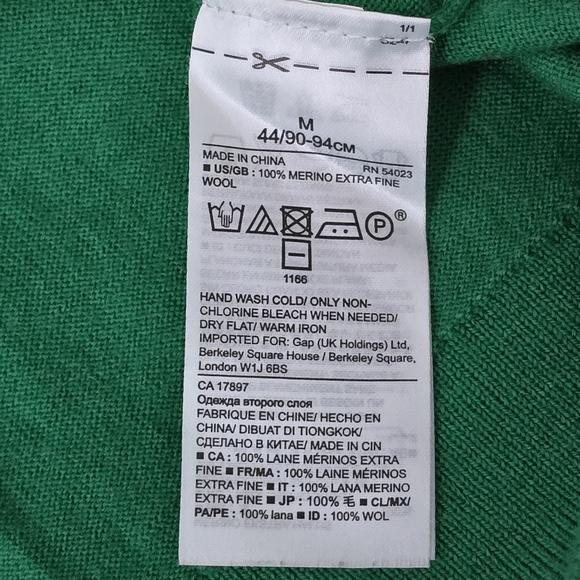 Banana Republic Green Crew Neck Lightweight Sweater - Picture 8 of 9